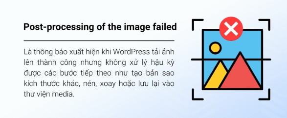 Post-processing of the image failed, WordPress